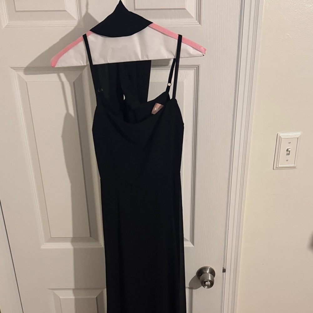 Show Me Your MuMu Black and White Backless Dress